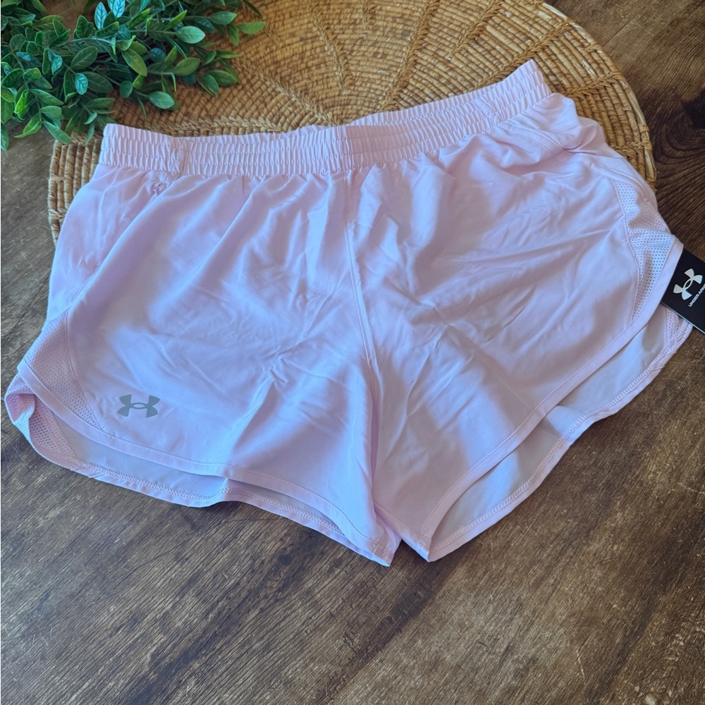 New Under Armour Women's Light Pink Athletic Shorts